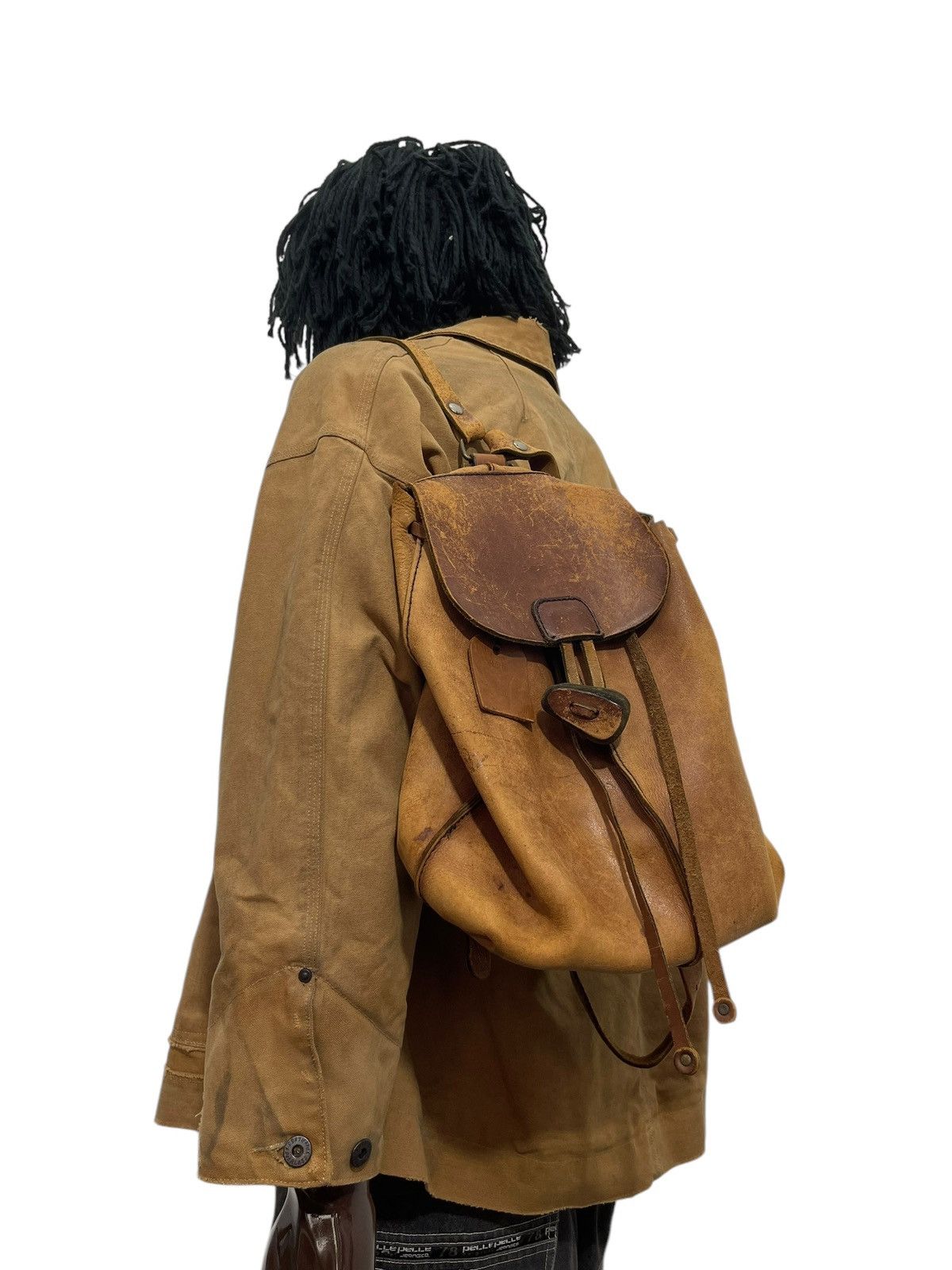 Genuine Leather Full Leather Patina Herz Japan Backpack Bag 1🟩8 Size ONE SIZE - 2 Thumbnail
