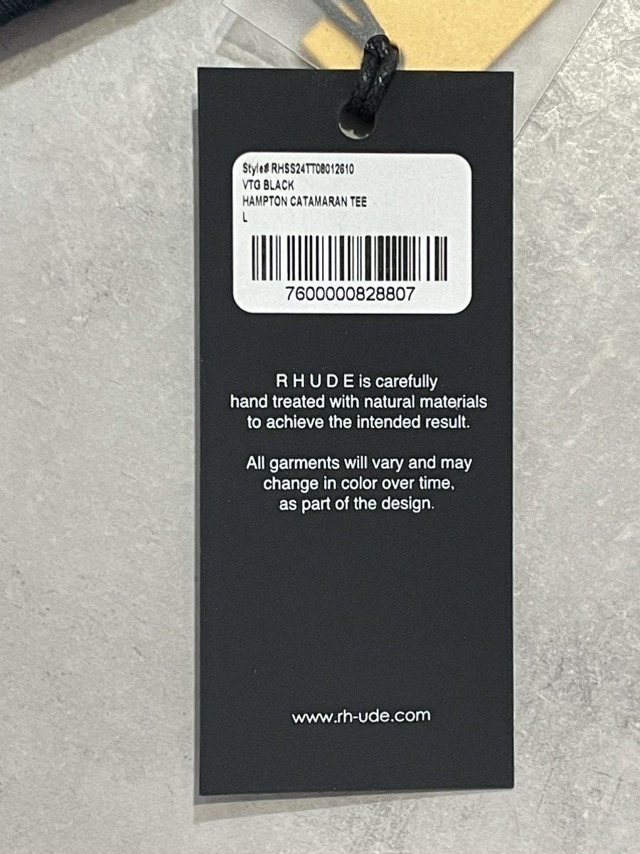 Rhude Rhude Dimora Tee Vintage Black Size US M / EU 48-50 / 2 - 9 Thumbnail