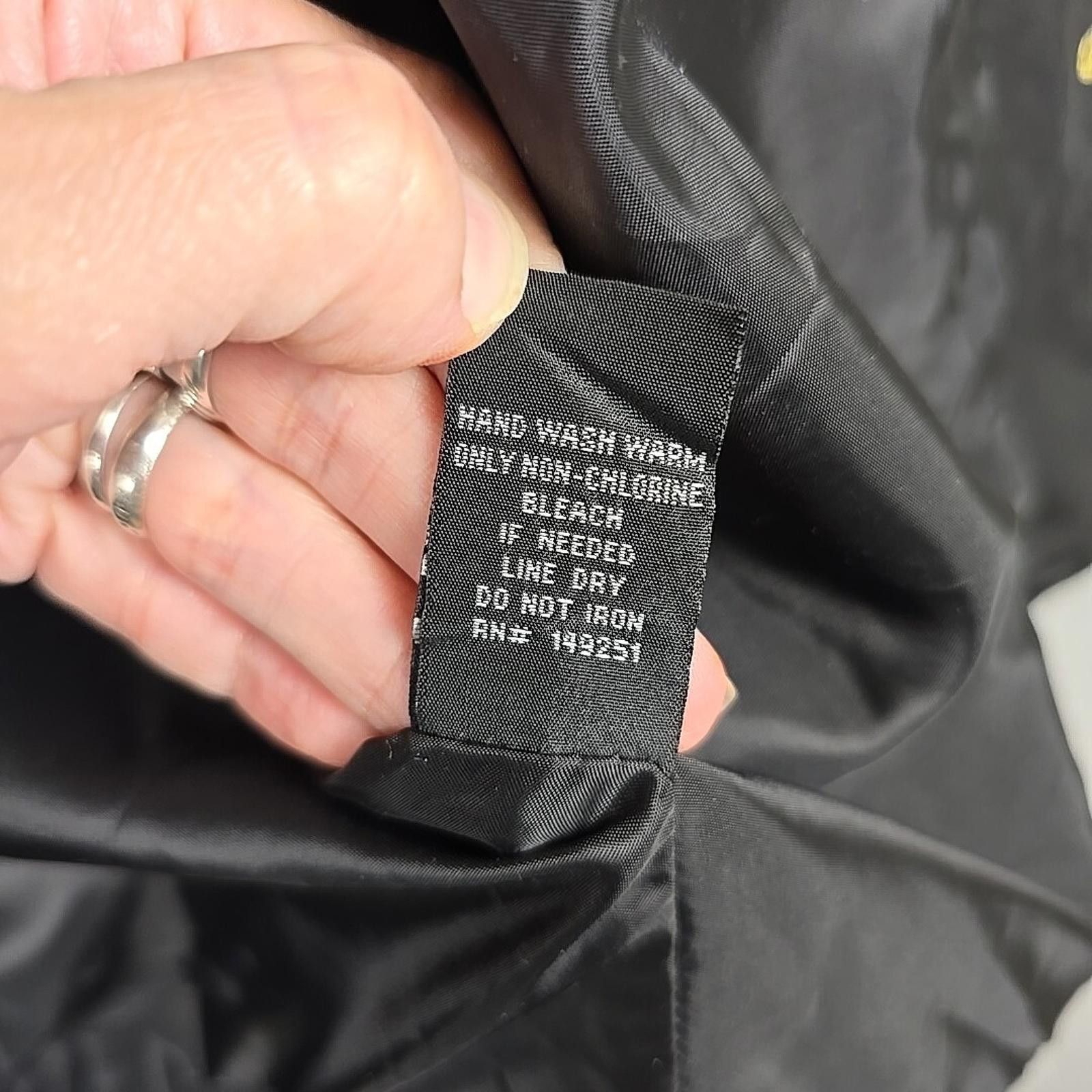 Other BACCINI Women's Faux Leather Black Size Medium Jacket Size M / US 6-8 / IT 42-44 - 9 Thumbnail