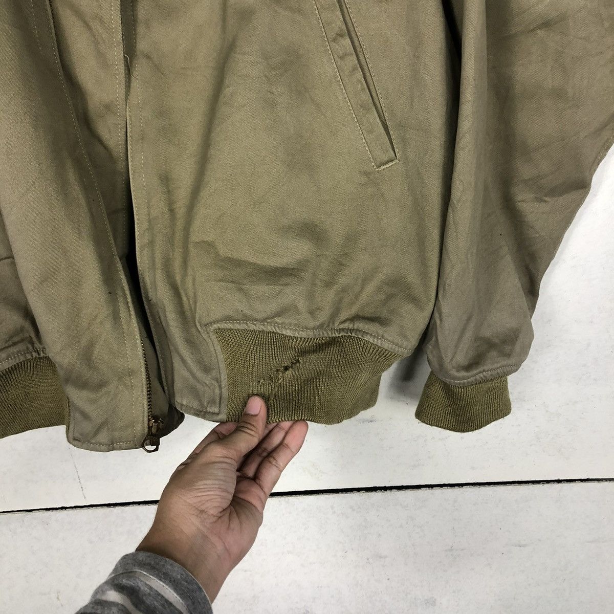 Vintage 🔥VINTAGE BOMBER TANKER JACKET M-1941 HOUSTON US SURPLUS Size US M / EU 48-50 / 2 - 18 Thumbnail