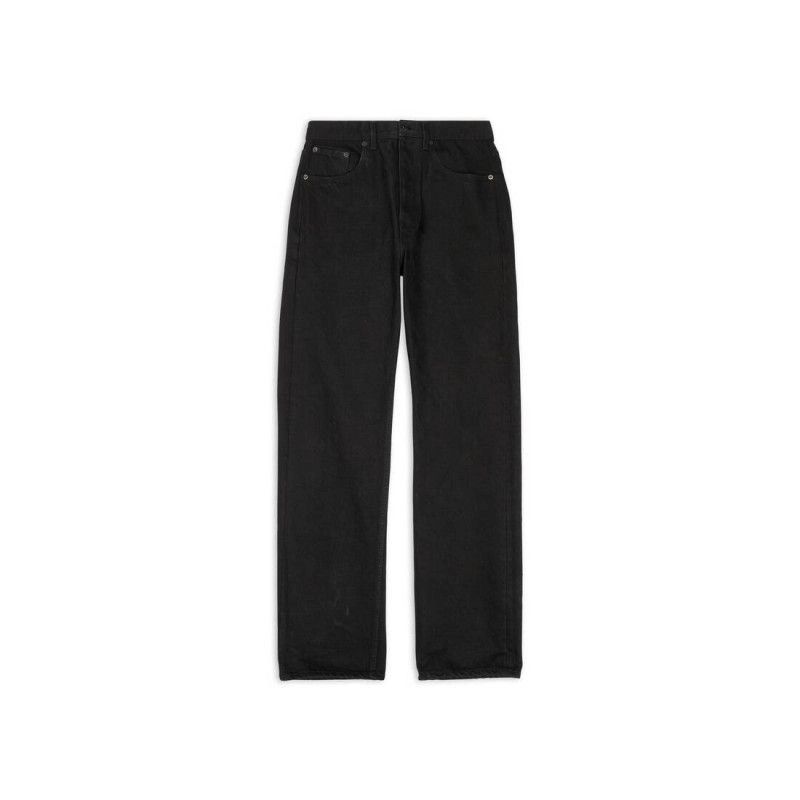 Balenciaga o1in1g1224 Relaxed Jeans in Black Size US 31 - 1 Thumbnail
