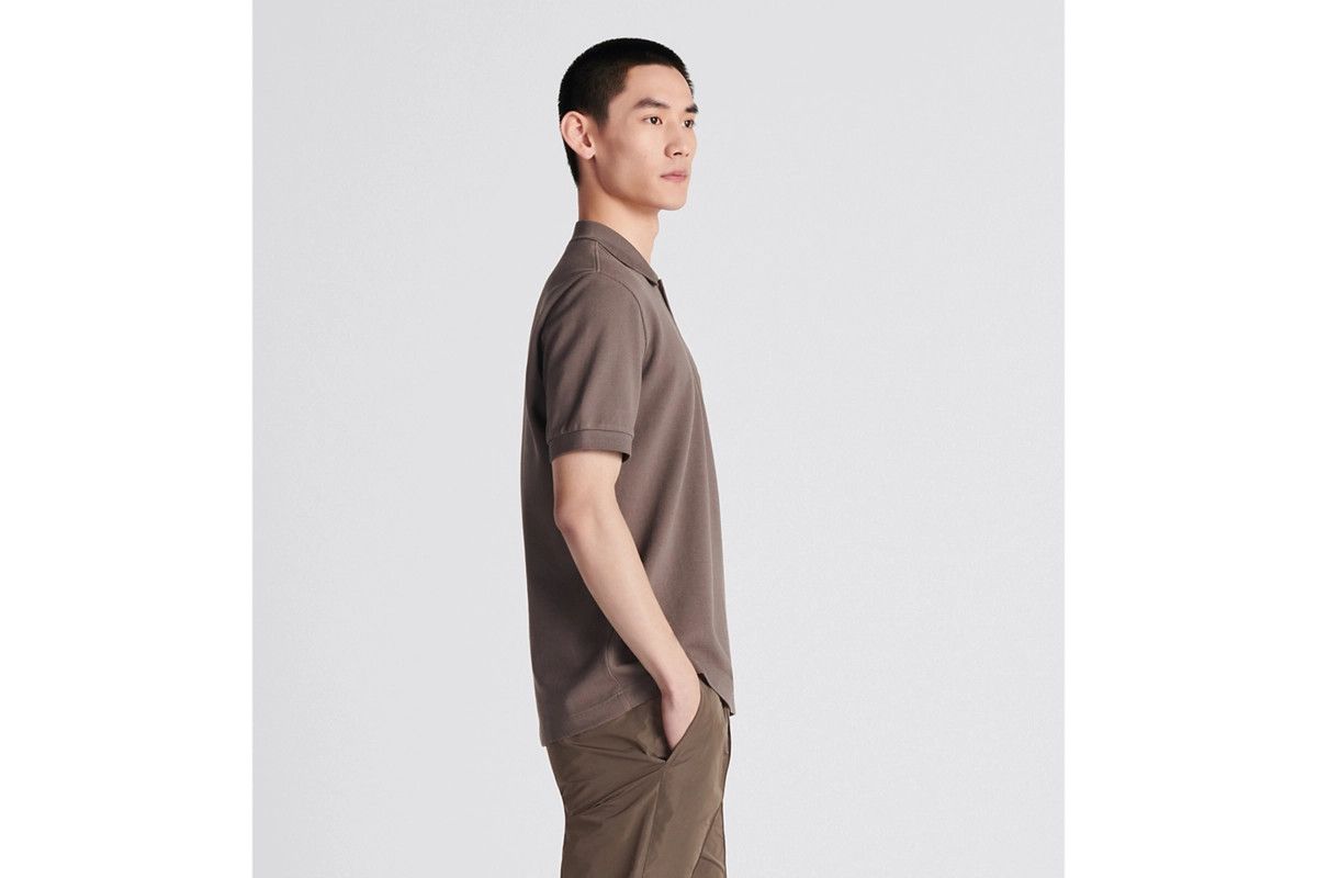 Dior o1bcso1str1124 CD Icon Polo Shirt in Brown Size US XS / EU 42 / 0 - 5 Thumbnail