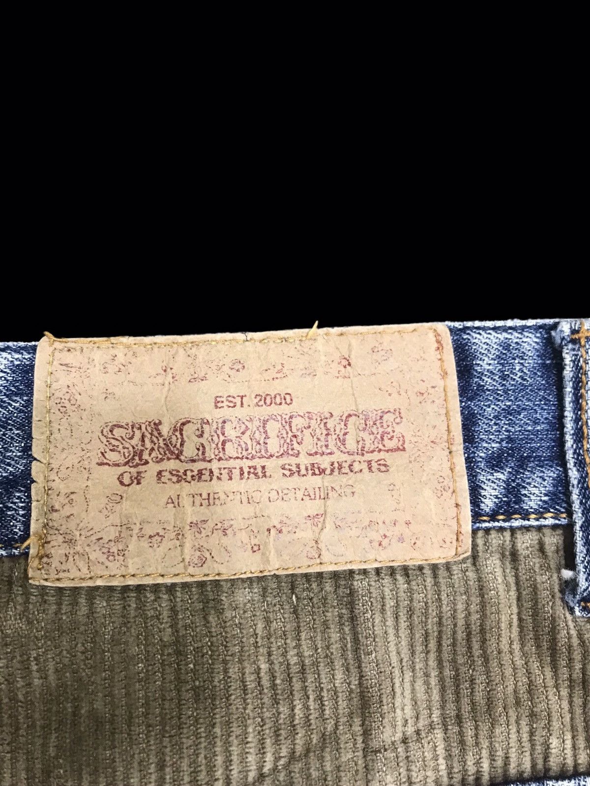 Japanese Brand 💥DENIM ART💥SACRIFICE Japan Destroyed Patchwork Denim F156 Size US 34 / EU 50 - 19 Thumbnail