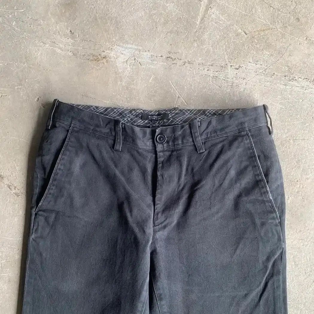 Black Label Burberry x Black Label Designer Chino Blank Pants W29 Size US 29 - 4 Thumbnail