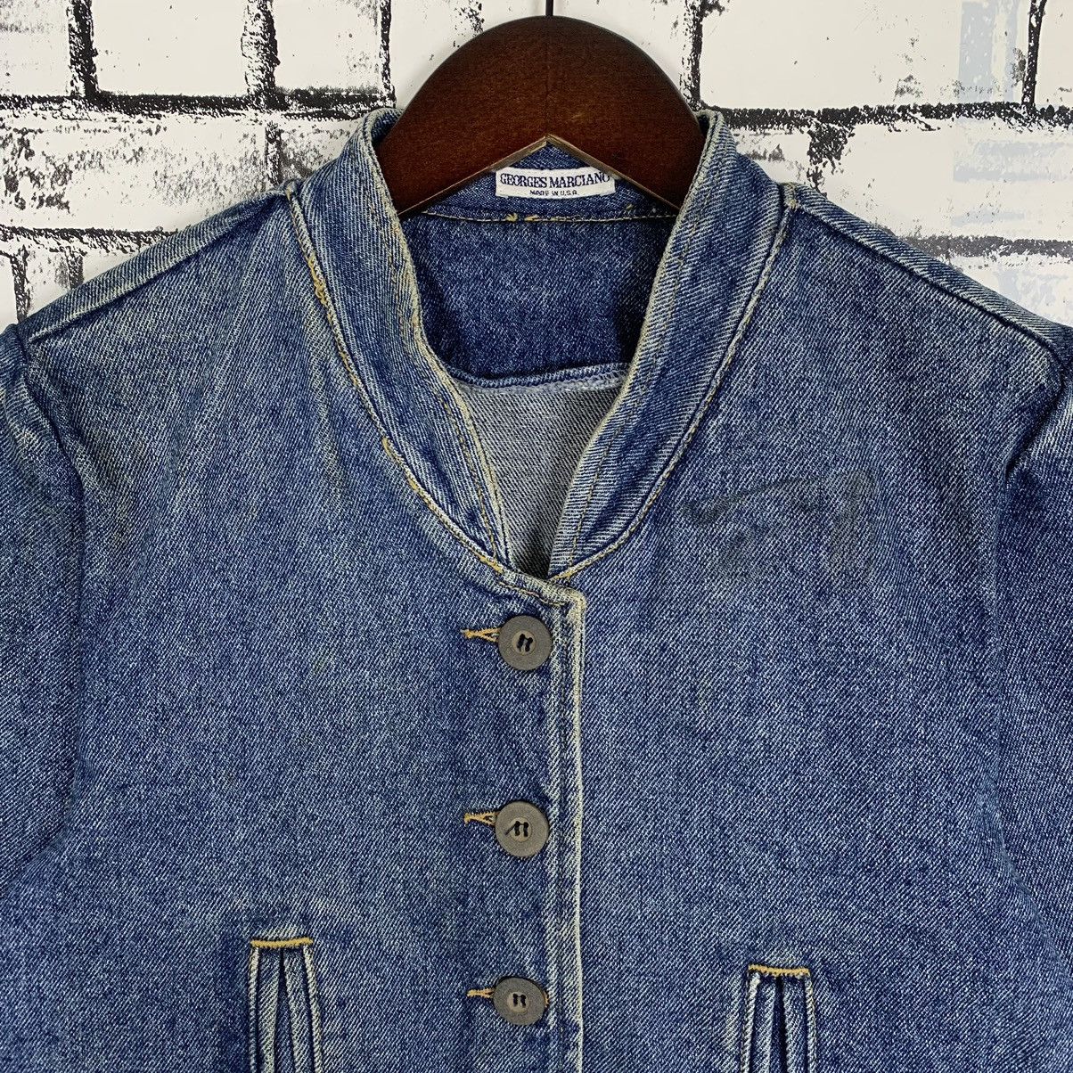Georges Marciano × Guess Vintage Georges Marciano Iconic Denim Design Denim Jacket Size M / US 6-8 / IT 42-44 - 2 Thumbnail