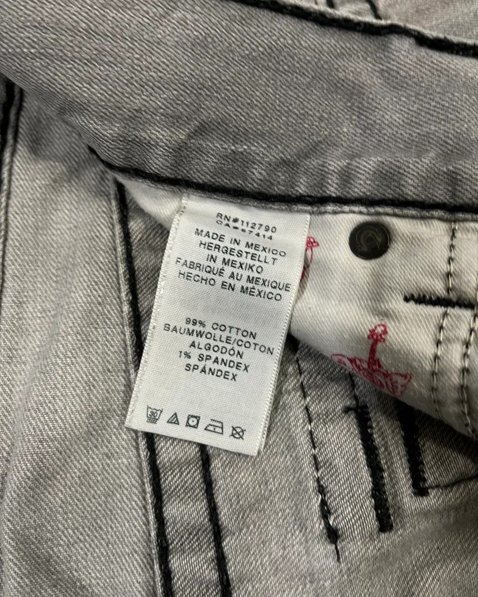 Vintage True Religion Grey Denim Jeans Size US 32 / EU 48 - 12 Thumbnail