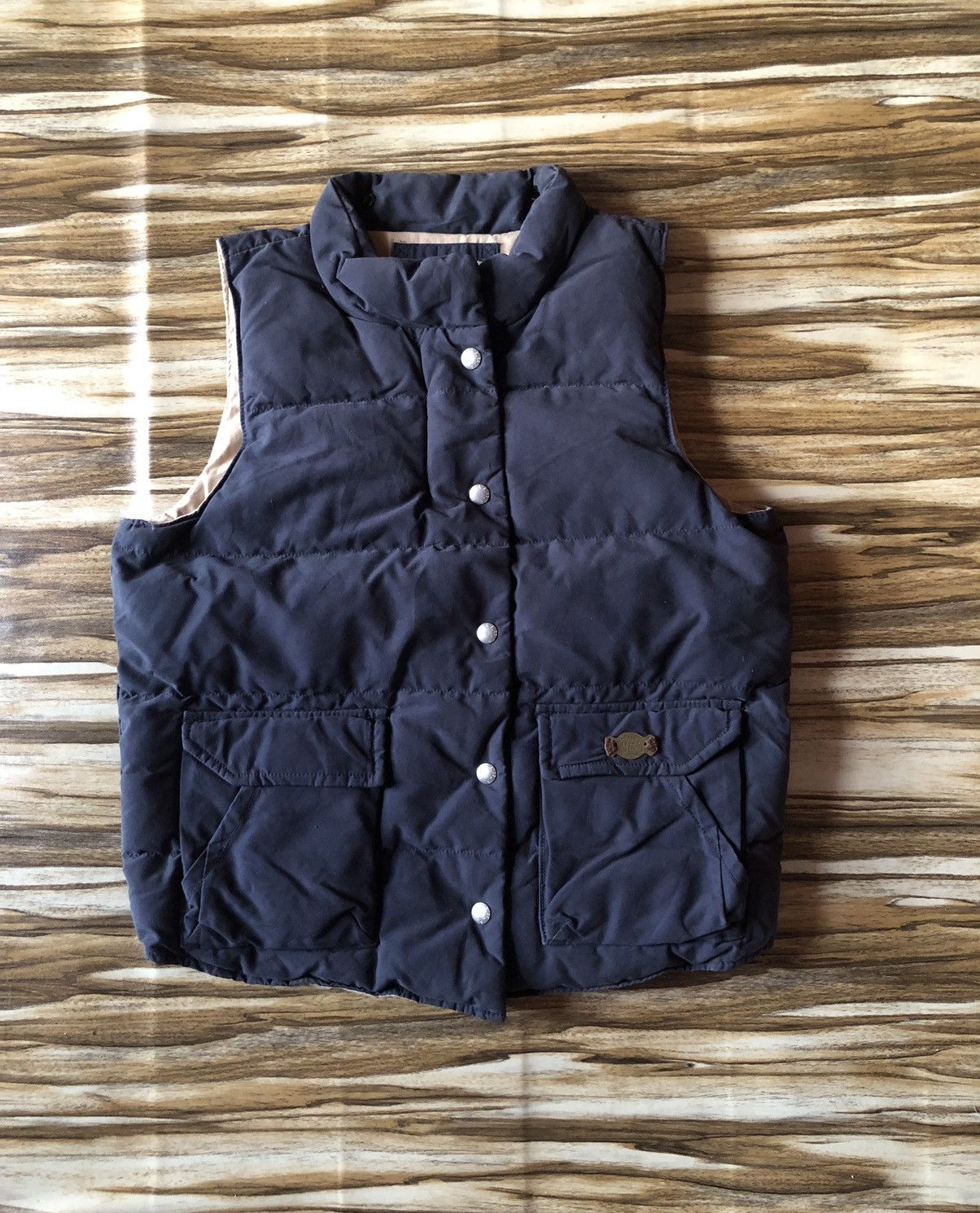 Denim & Supply Ralph Lauren Vtg Navy Blue Down Gilet Filled Puffer Vest Hunting Jacket Size US S / EU 44-46 / 1 - 2 Thumbnail