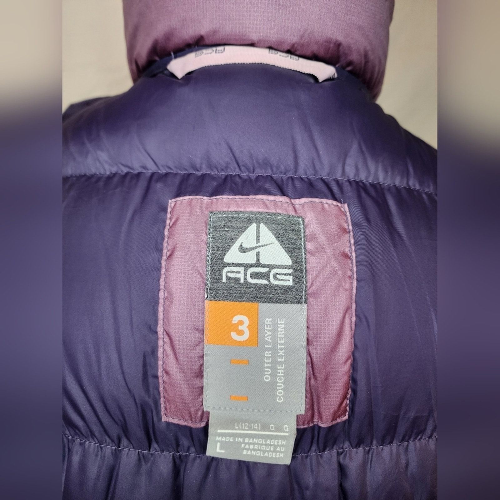 Nike ACG Women's Nike ACG out layer hooded jacket L variegated purple Size L / US 10 / IT 46 - 9 Thumbnail