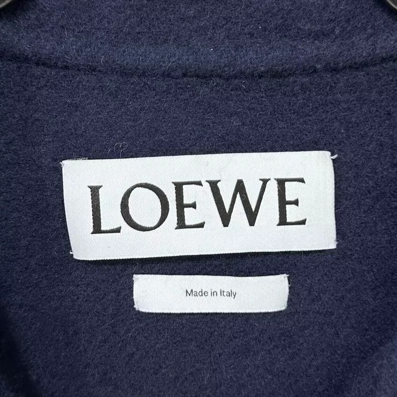 Loewe LOEWE Grid tassel collar coat Size XS / US 0-2 / IT 36-38 - 5 Thumbnail