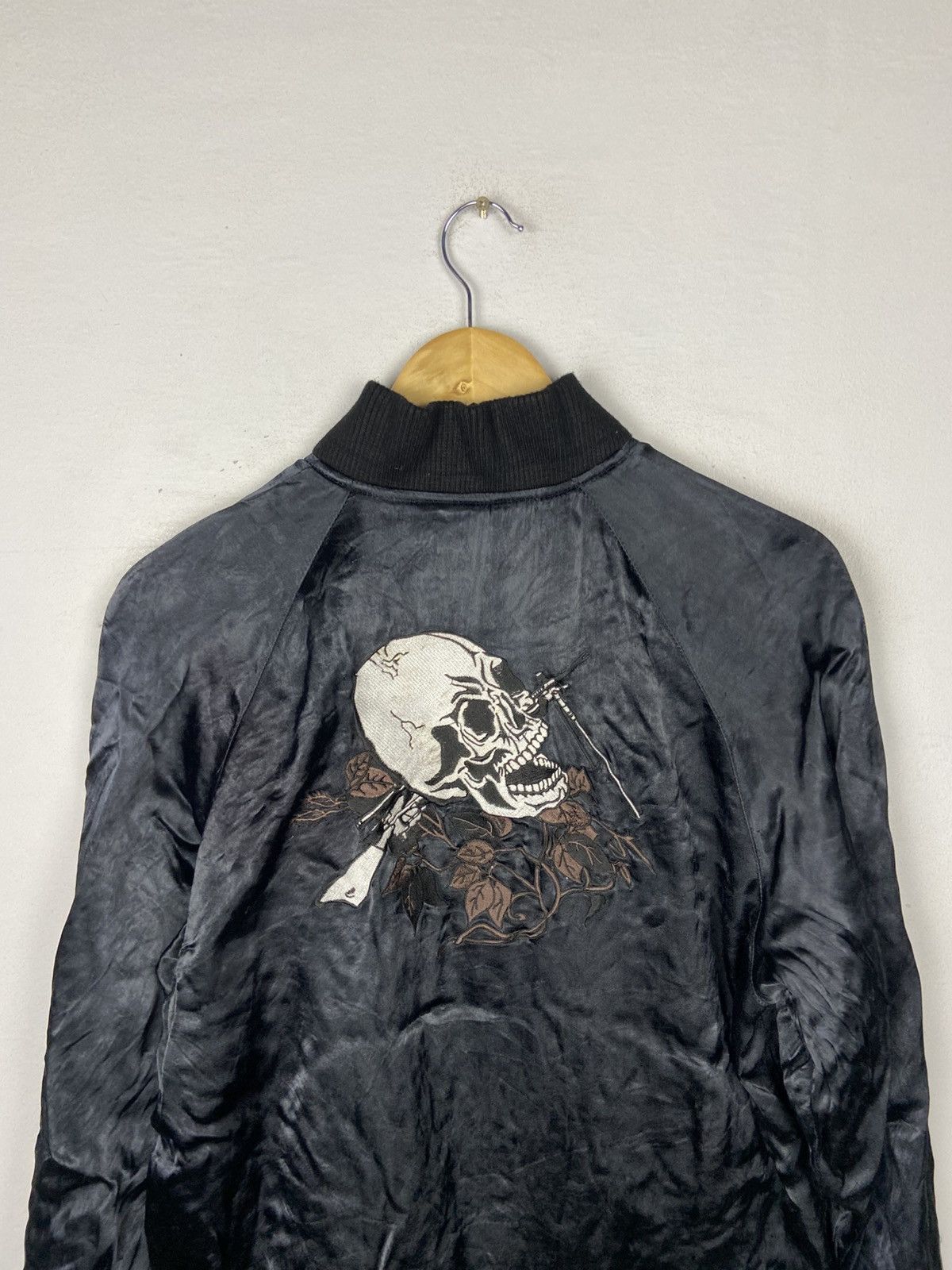 Japanese Brand VINTAGE SKULL SOUVENIR JACKET Size US M / EU 48-50 / 2 - 7 Thumbnail