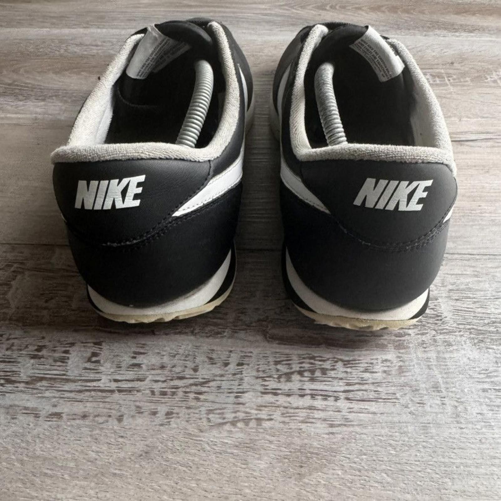 Nike NIKE • Cortez Basic Leather "Black White" (11M) Size US 11 / EU 44 - 9 Thumbnail
