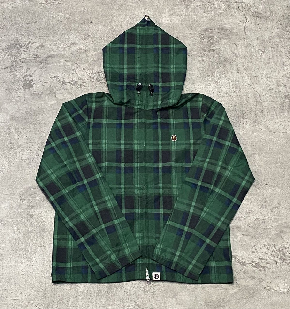 Bape Bape Green Check Light Jacket Ladies | Grailed
