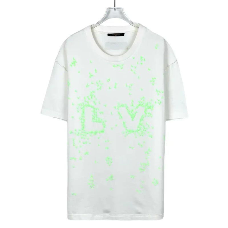 Louis Vuitton Louis Vuitton White Cotton XXL T-Shirt for Men 0089 Size US XXL / EU 58 / 5 - 1 Thumbnail