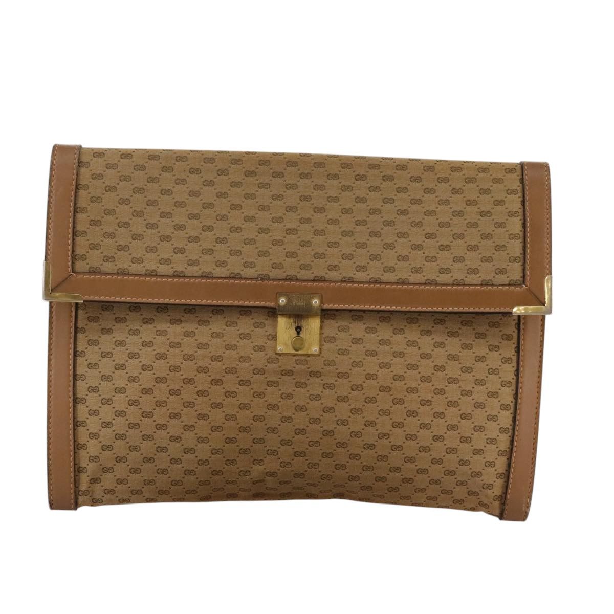 Gucci Gucci Micro Small GG Canvas clutch Size ONE SIZE - 1 Thumbnail