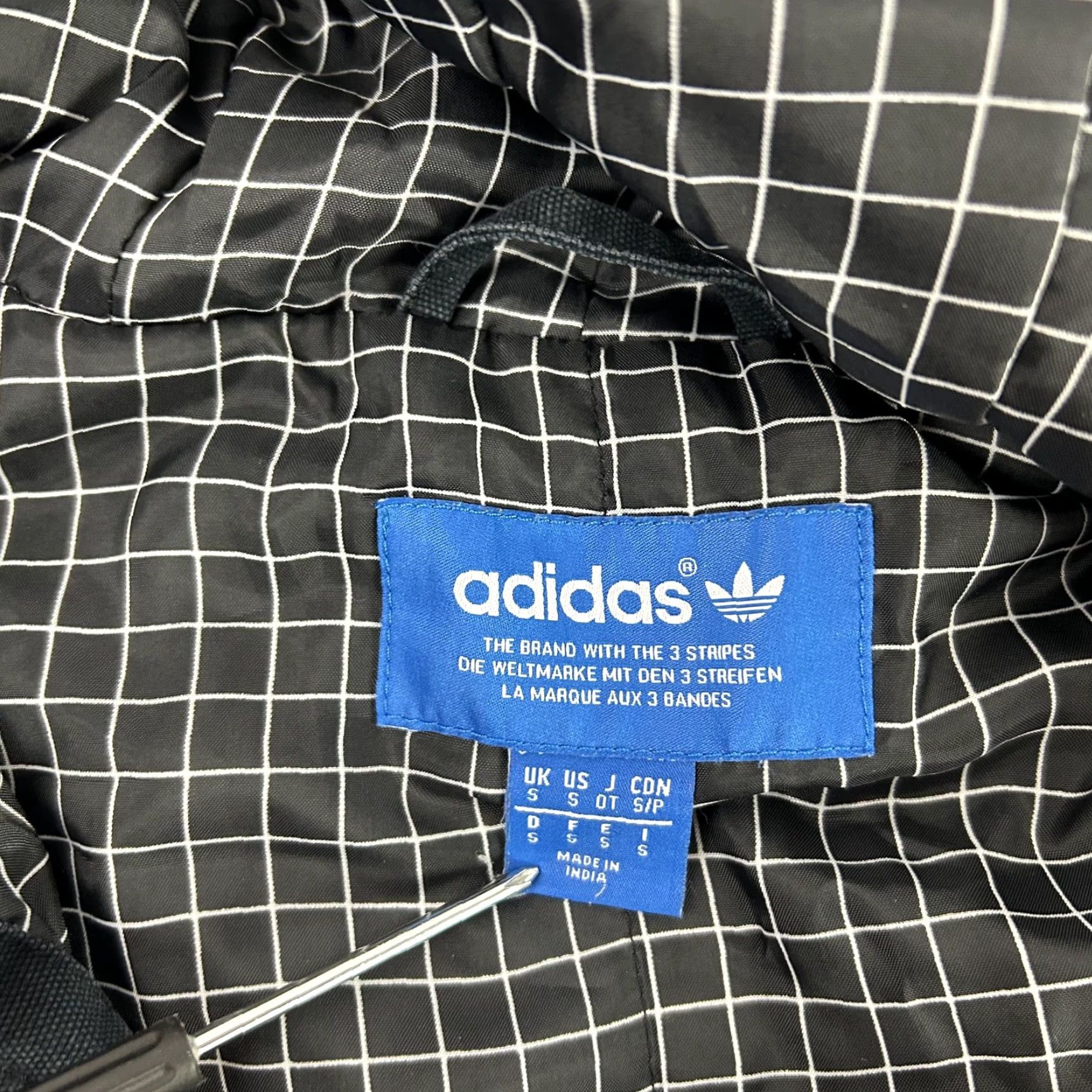 Adidas Adidas Coat Mens Small Black Originals Hooded Parka Lined Canvas Size US S / EU 44-46 / 1 - 6 Thumbnail