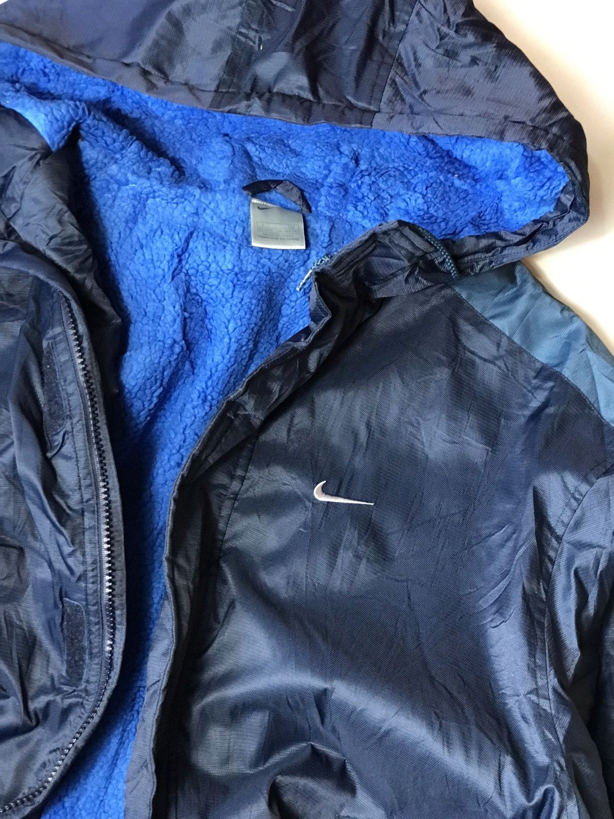 Nike × Vintage Vintage Nike big logo embroidery long jacket Size US XL / EU 56 / 4 - 3 Thumbnail