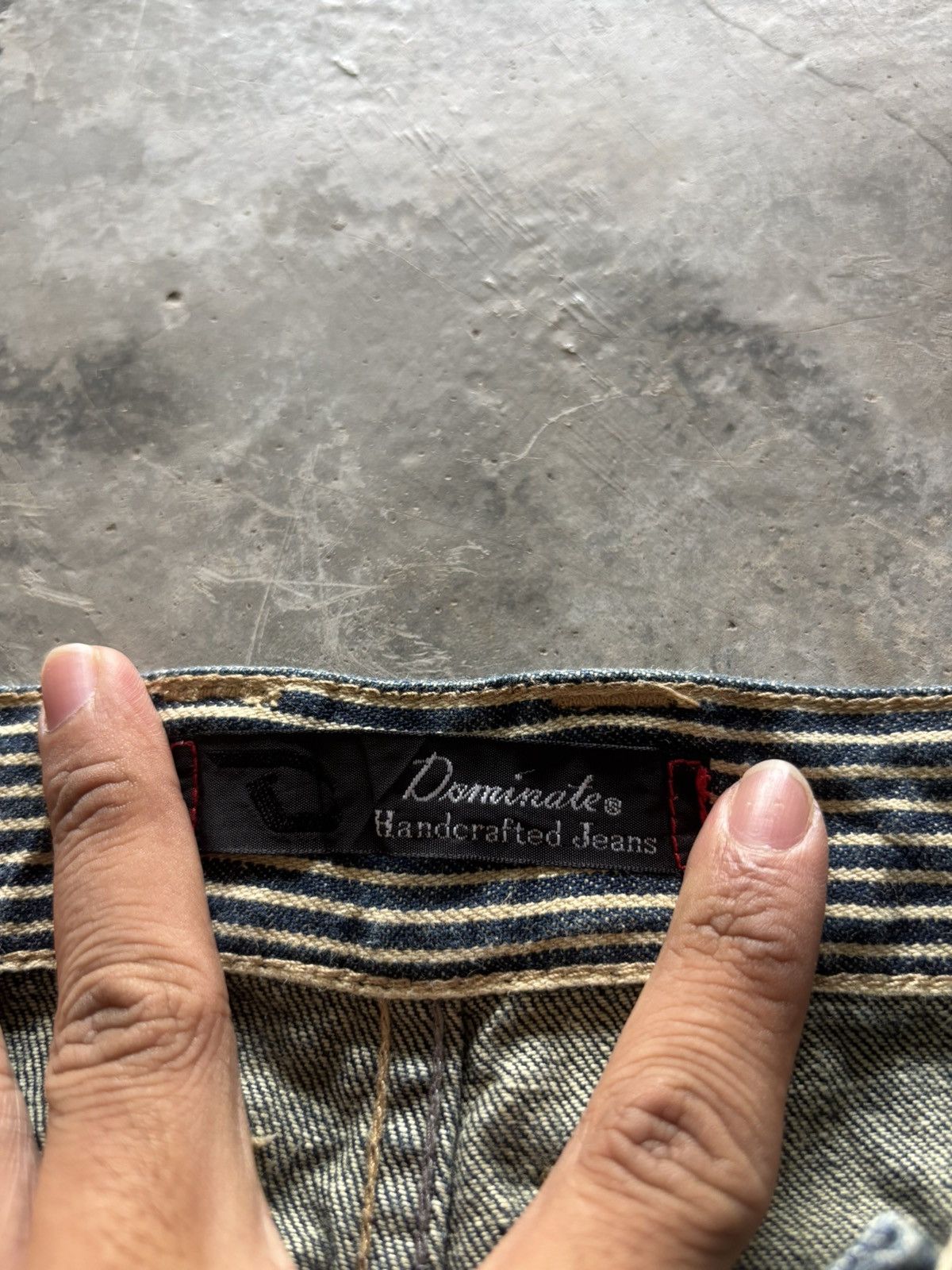 PPFM DOUBLE WAIST DOMINATE JAPANESE WASHED PUNK GRUNGE MUD RUSTY Size US 37 - 4 Thumbnail