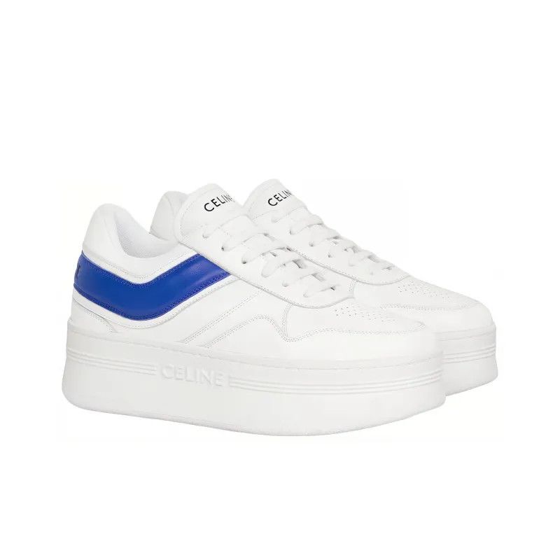 Celine o1bcso1str0824 Sneakers With Wedge Calfskin in Optic White Size US 4 / IT 34 - 2 Thumbnail