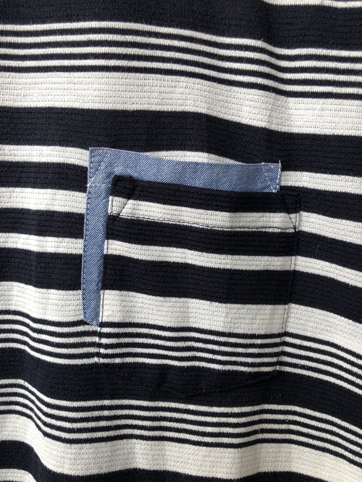 Japanese Brand Madison Walker Stripes Double Layer Pocket, Chill and Enjoy Size US XL / EU 56 / 4 - 7 Thumbnail