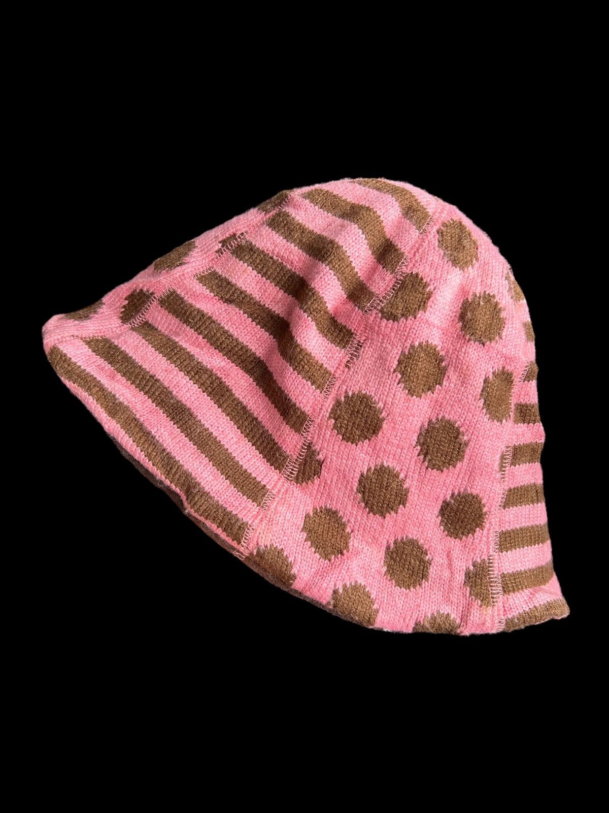 Japanese Brand × Kapital × Vintage 🌈Hippies style Polkadot Design Rare Bucket Hats Like Kapital Size ONE SIZE - 1 Thumbnail