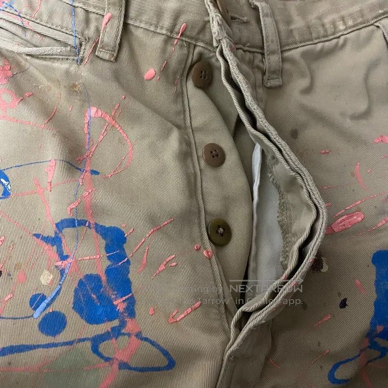 Kapital Kapital Size L Ink-splashing casual pants Size US 36 / EU 52 - 4 Thumbnail