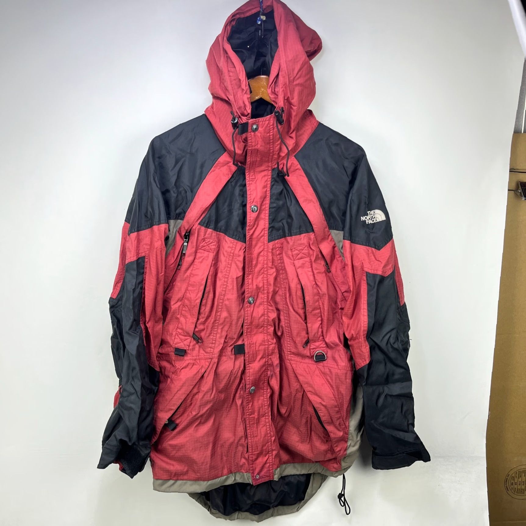 The North Face VINTAGE The North Face Jacket 90s Tech Shell Windbreaker L Red Mens Size US L / EU 52-54 / 3 - 5 Thumbnail