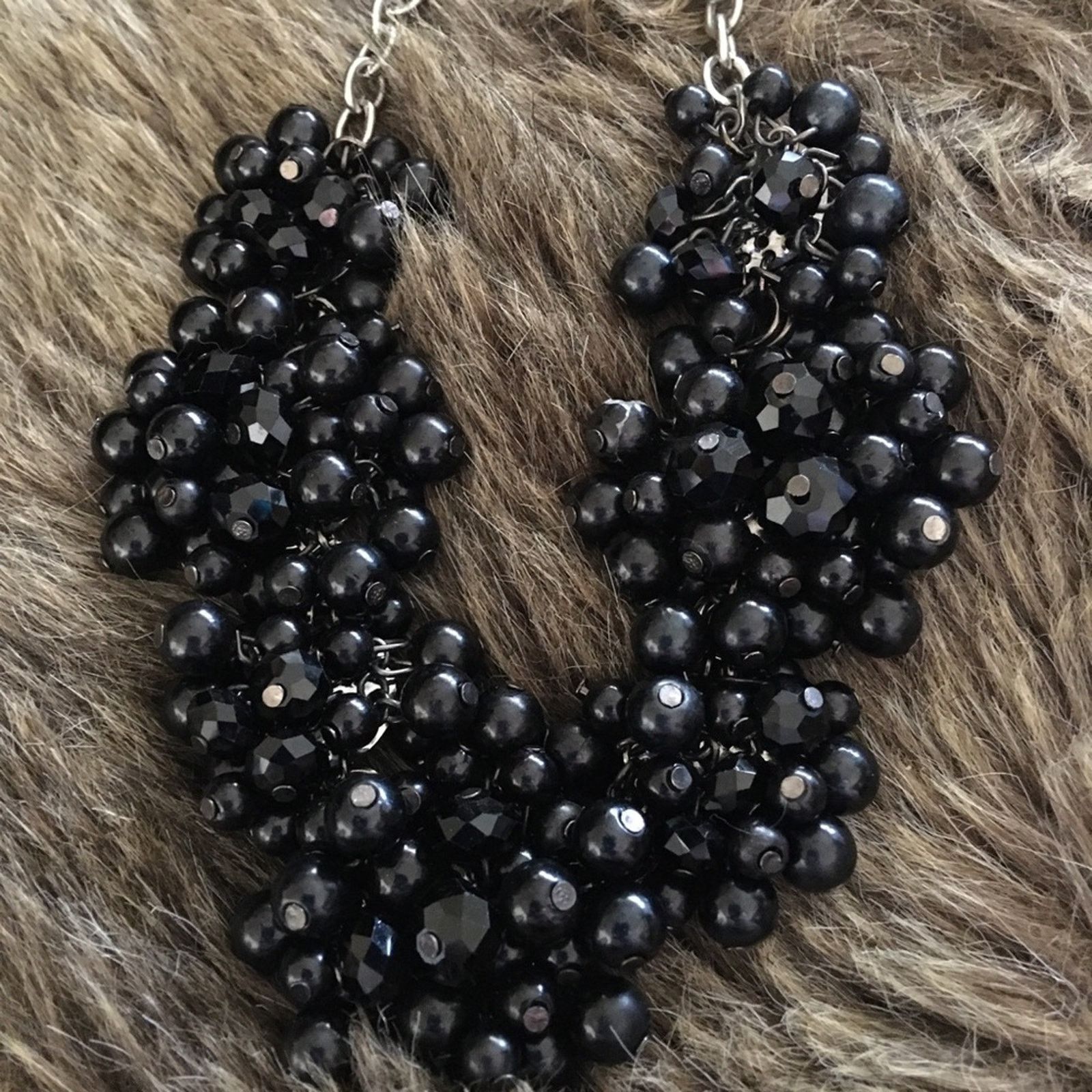 Vintage Vintage blackberry beaded cluster necklace Size ONE SIZE - 6 Thumbnail