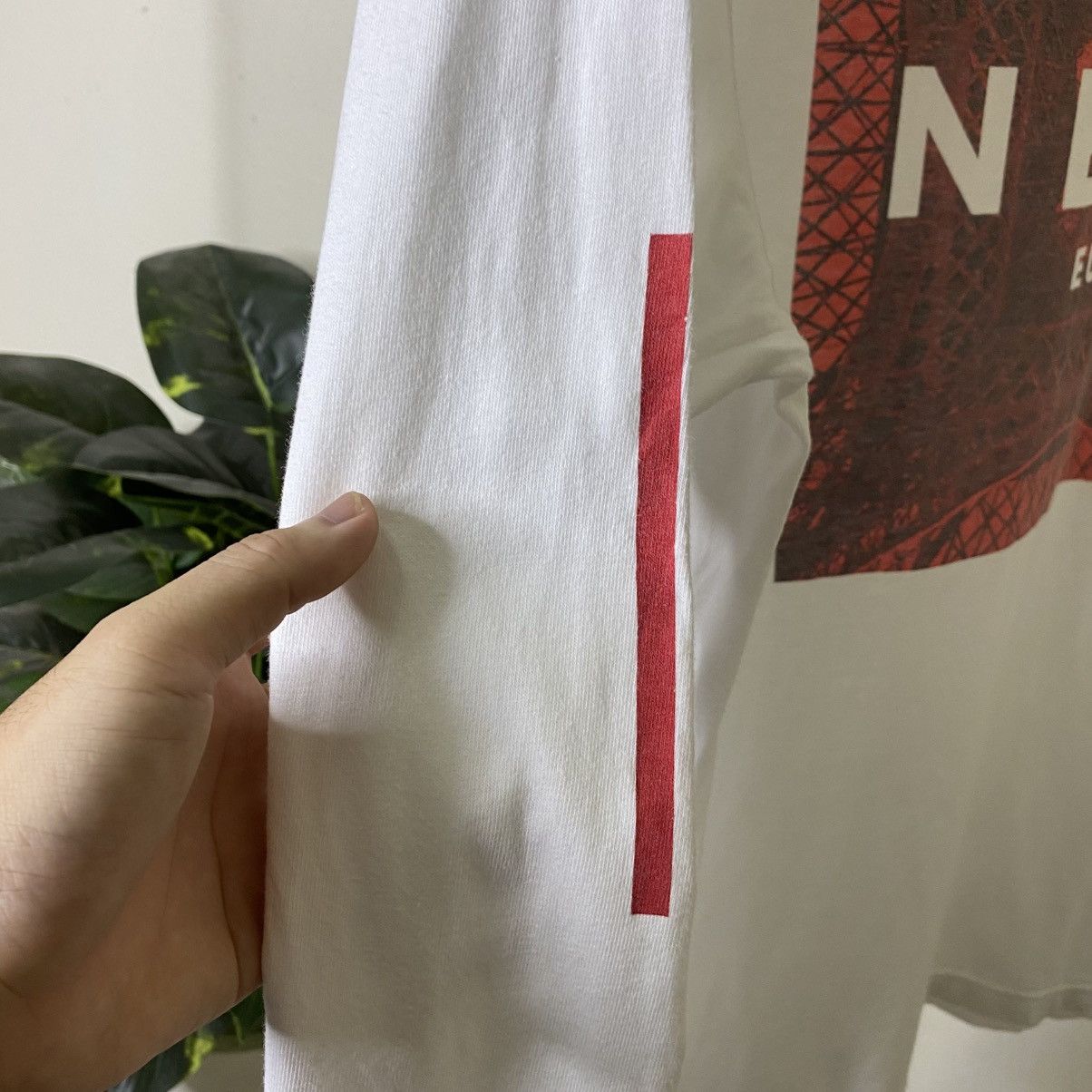 Anime Vintage Y2K Rebuild of Evangelion Nerv Euro EVA LS T Shirt Size US XL / EU 56 / 4 - 3 Thumbnail