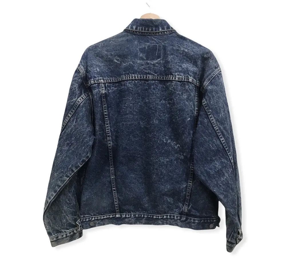 Japanese Brand Japanese Brand Classic Big Lizard Acid Wash Trucker Jacket Size US XL / EU 56 / 4 - 9 Thumbnail