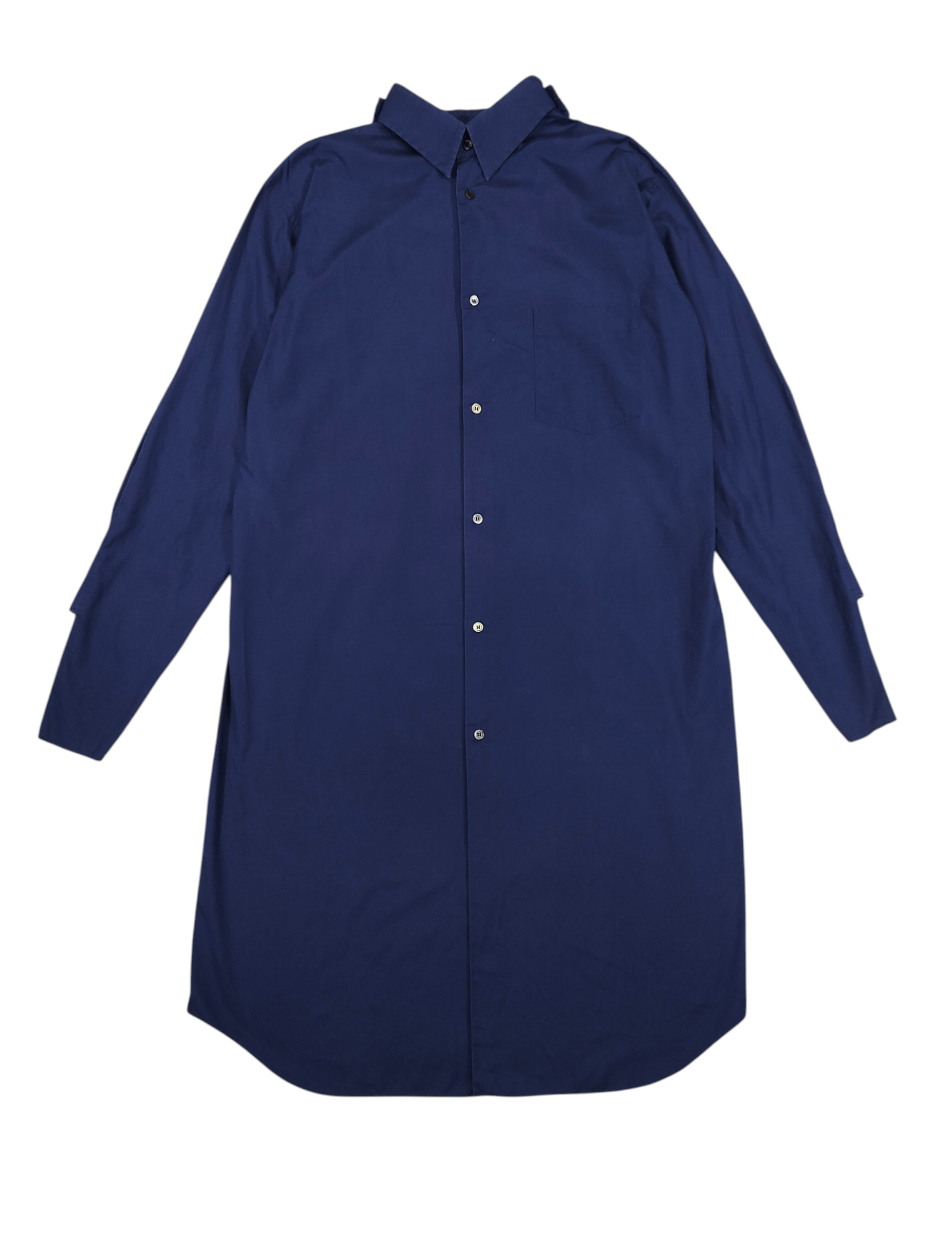 Comme des Garcons AD18 CDG-Minimal Deconstructed Split Docking Oversized Shirt Size L / US 10 / IT 46 - 6 Thumbnail