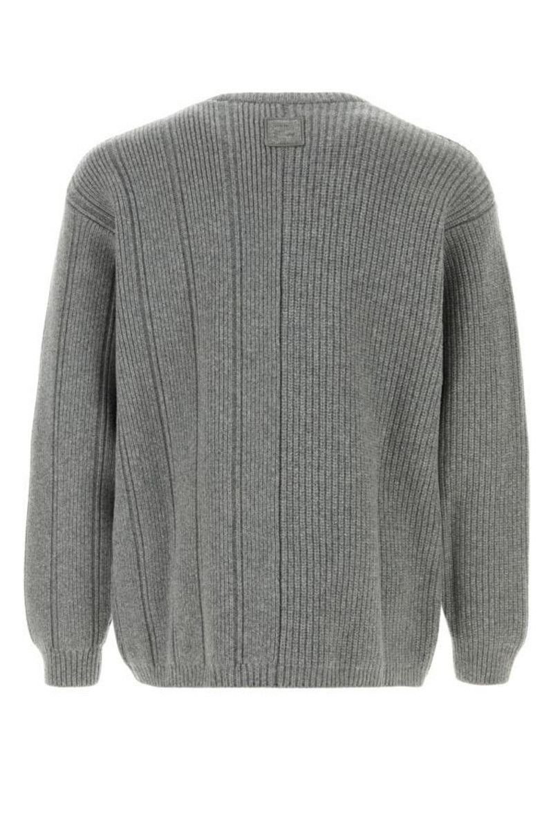 Fendi o1B3y1r0526 Cardigan in Gray Size US XL / EU 56 / 4 - 2 Thumbnail