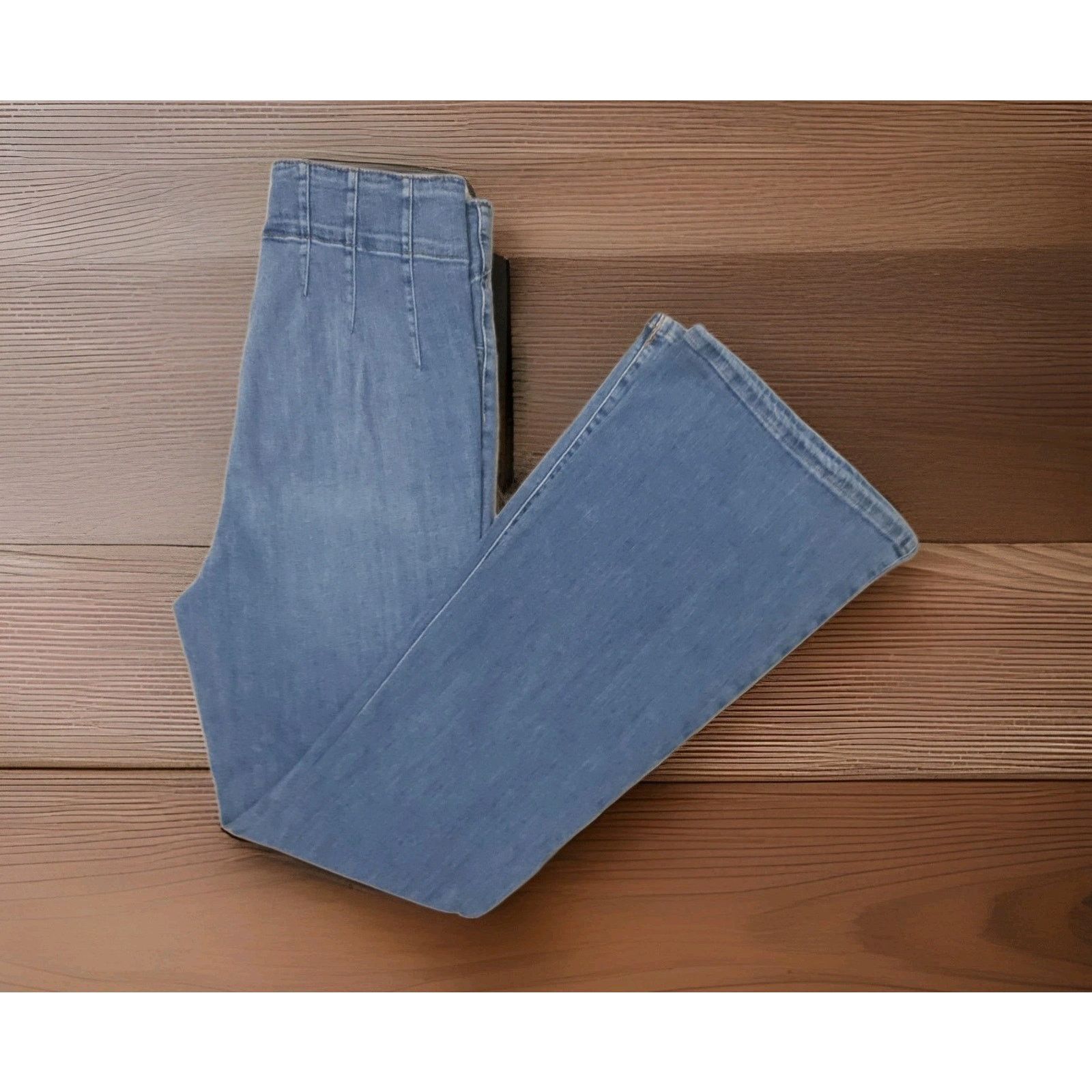 Free People Free People We the Free Jayde Flare Ultra High Rise 32 Size 32" / US 10 / IT 46 - 9 Thumbnail