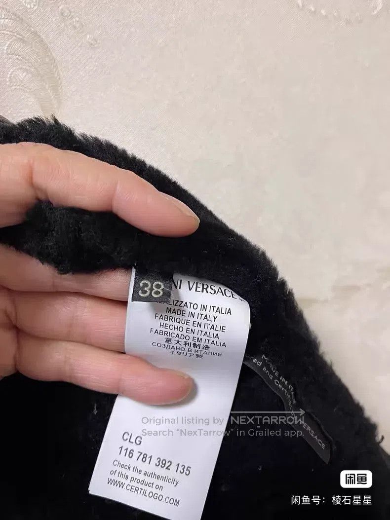 Versace Versace Fur coat coat with one fur Size XS / US 0-2 / IT 36-38 - 4 Thumbnail