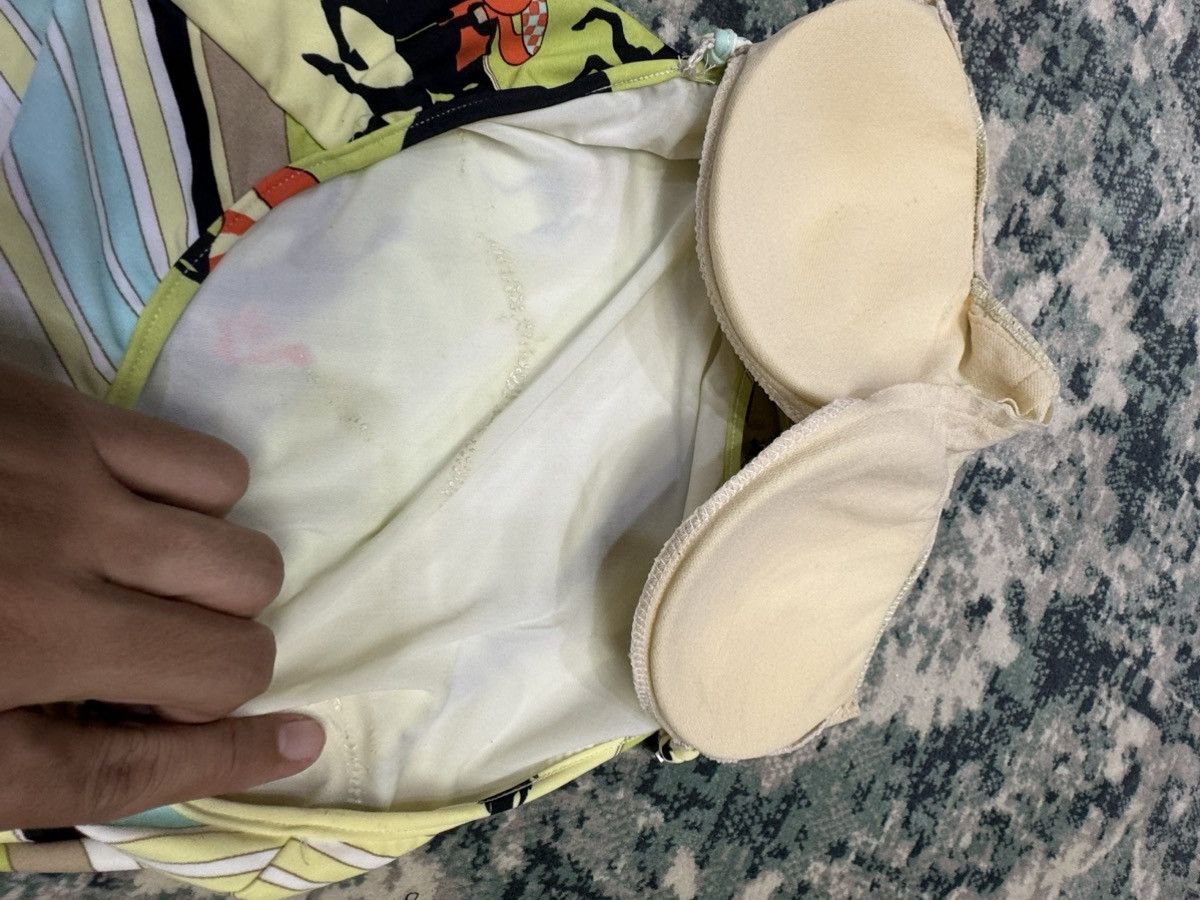 Hermes VINTAGE 1980s HERMES LE COURSES SWIMMING SUIT BIKINI SIZE 36 Size XS / US 0-2 / IT 36-38 - 9 Thumbnail