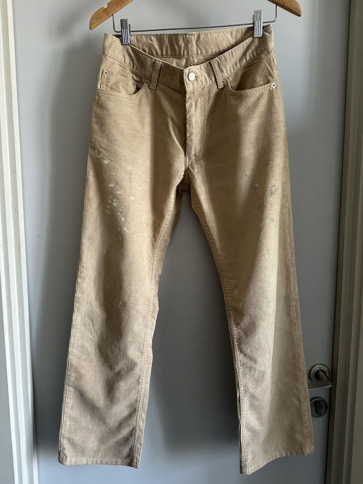 Helmut Lang FW99 Gray Corduroy Painter Denim - Ākaibu Store
