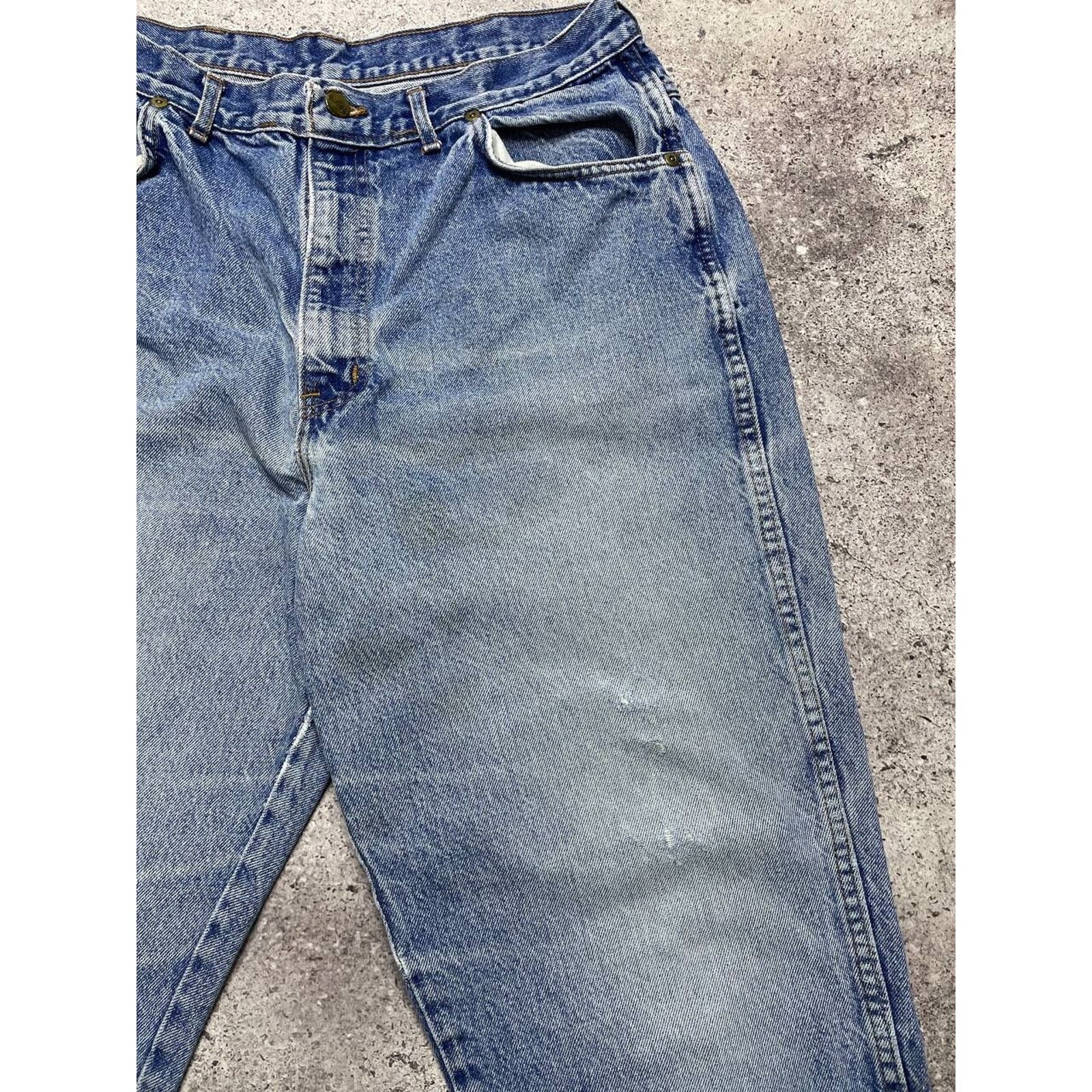 Vintage Vintage Chic Jeans Blue High Waist Denim Pants Size XL USA Size 33" - 2 Thumbnail