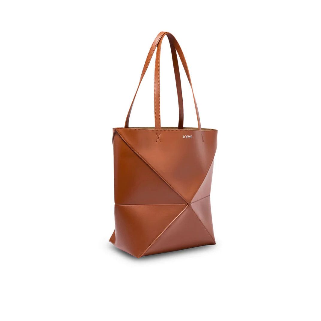 Loewe LOEWE Puzzle Fold Medium $2350 SQUIRREL Leather Tote Bag New Size ONE SIZE - 2 Thumbnail