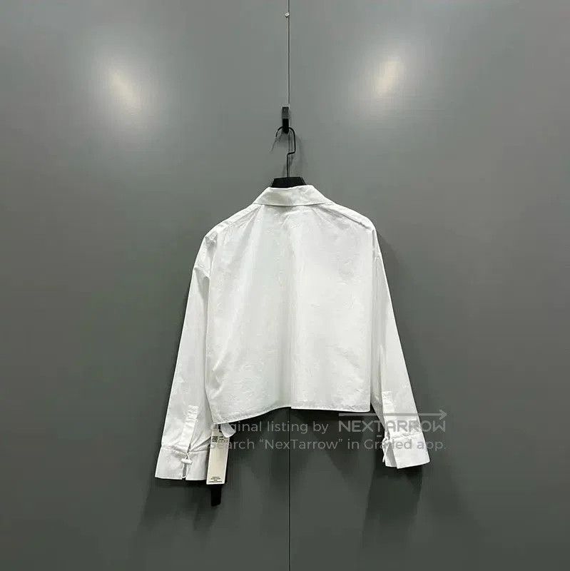 Fendi Women's Cropped Long Sleeve Shirt .