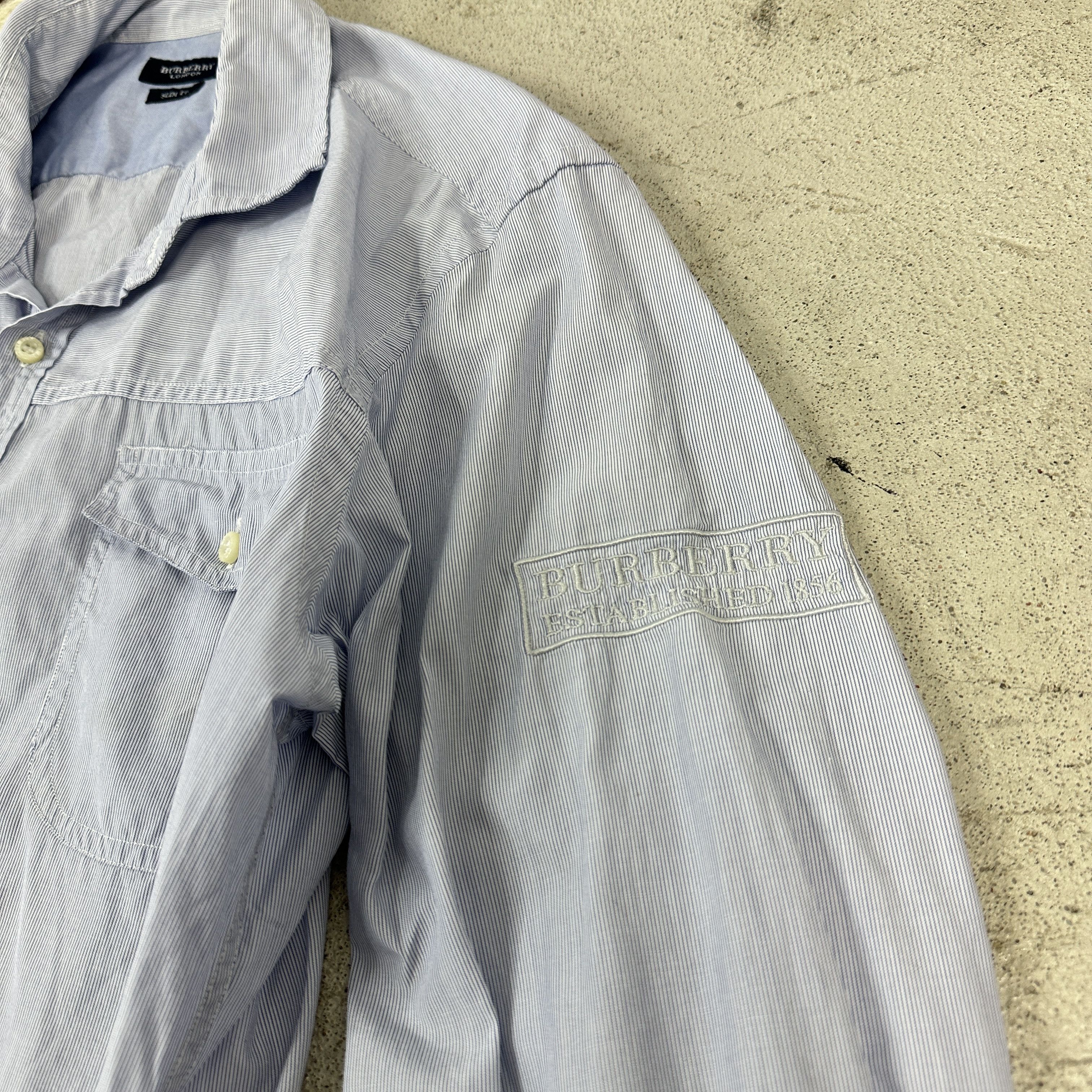Burberry × Vintage Vintage Casual Y2K Elegant Burberry Shirt Size US M / EU 48-50 / 2 - 2 Thumbnail