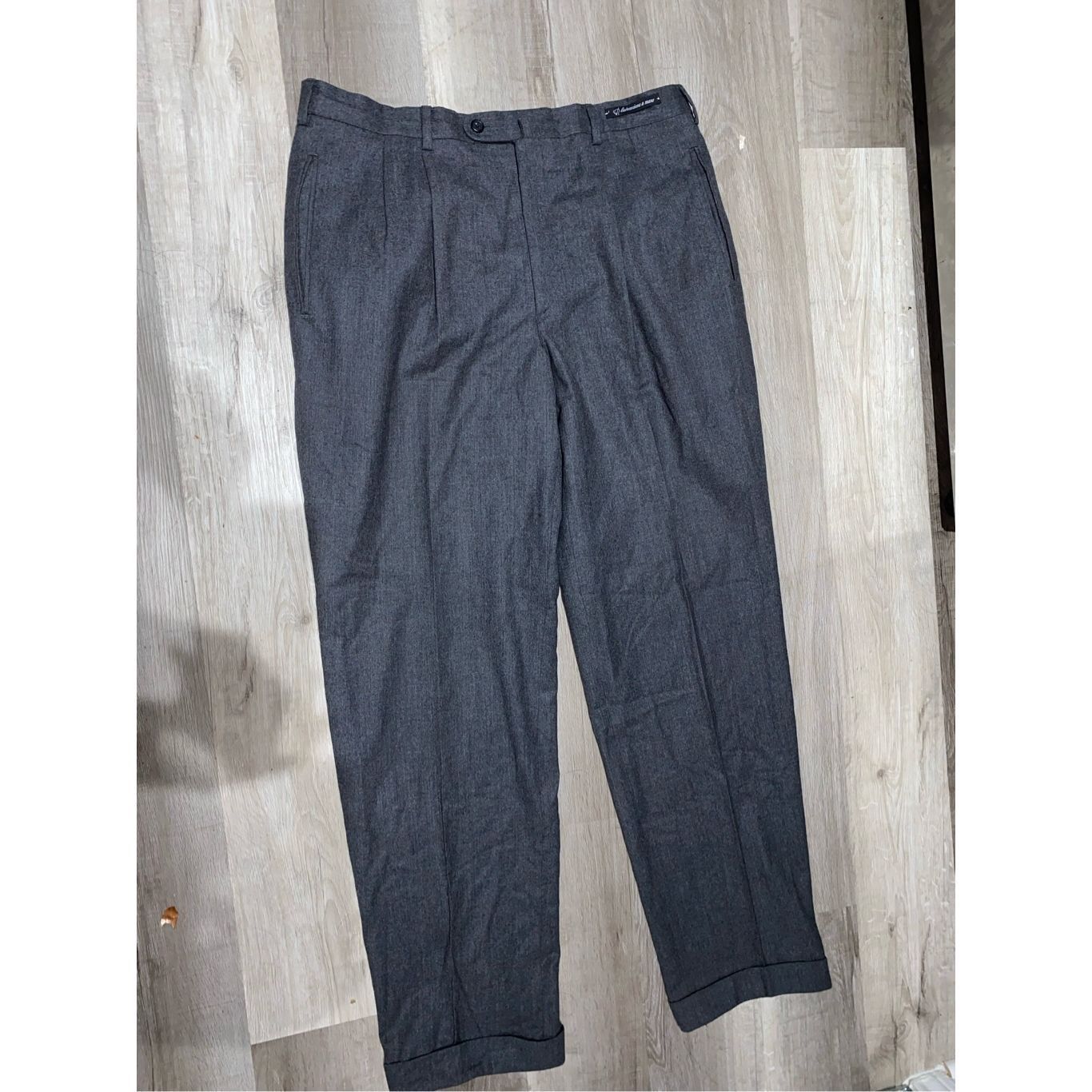 Lanifico Del Casentino Ethimo Classic Lanificio Zignone Cashmere-Wool Gray Front Pl Size US 36 / EU 52 - 3 Thumbnail