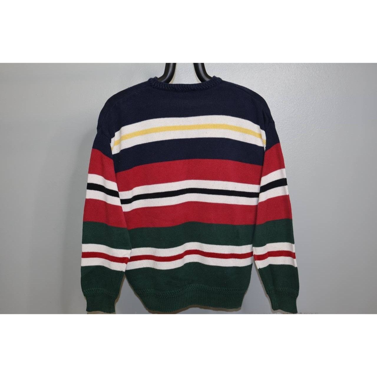 Nautica Vintage 90s Nautica Knit Stripped Sweater Men's Size Large Size US L / EU 52-54 / 3 - 4 Thumbnail