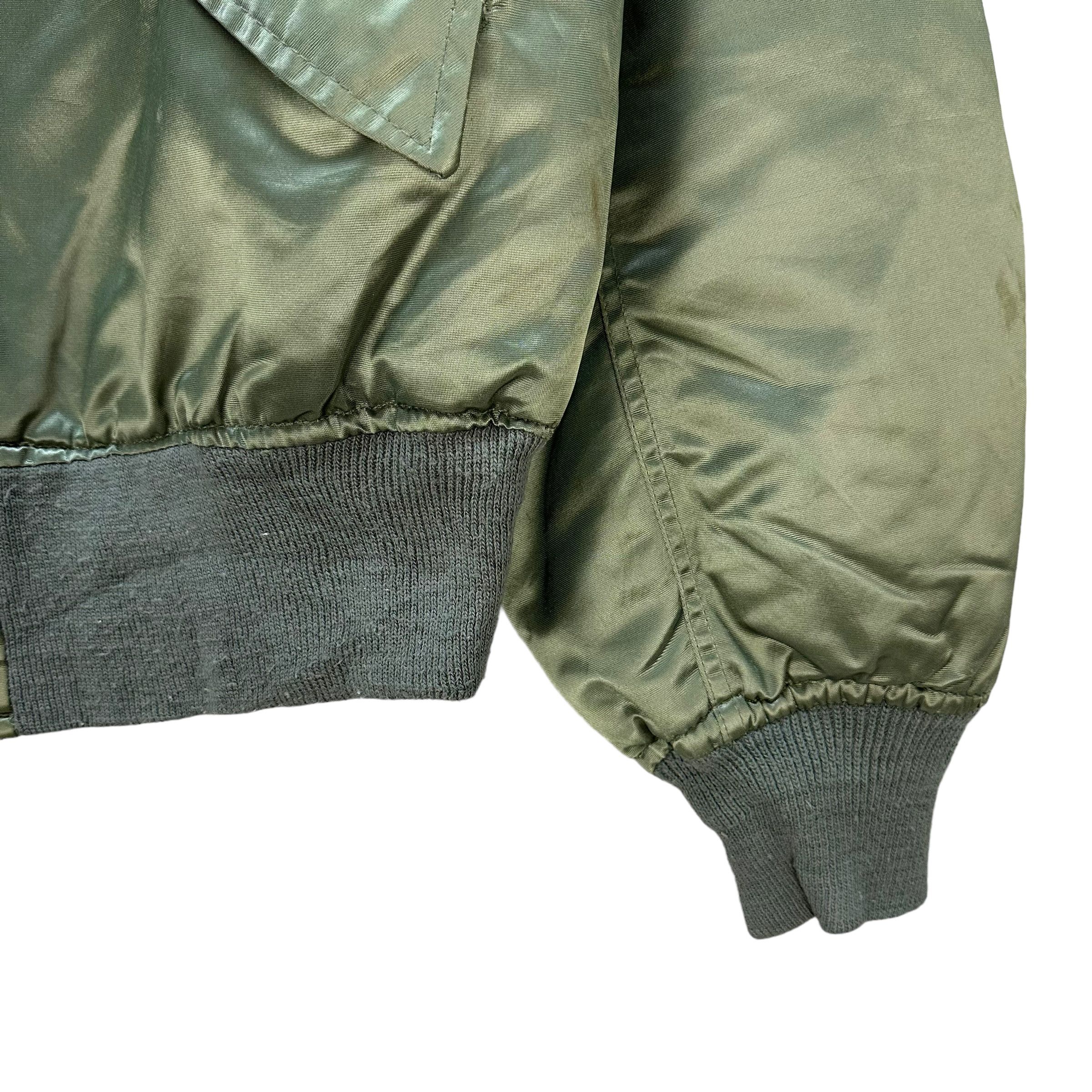 Vintage 90's CORINTH MFG Made In USA Ma 1 Bomber Jacket #A3-0061 Size US L / EU 52-54 / 3 - 6 Thumbnail