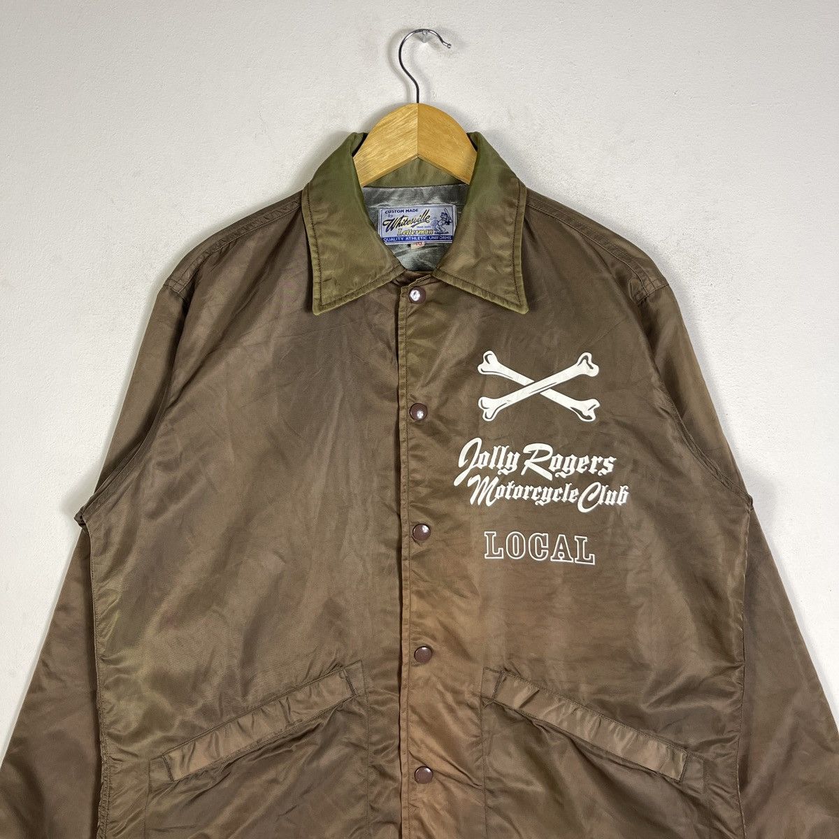 Whitesville Vintage Jolly Rogers Motorcycle Club “LOCAL” Coach Jacket Size US M / EU 48-50 / 2 - 4 Thumbnail