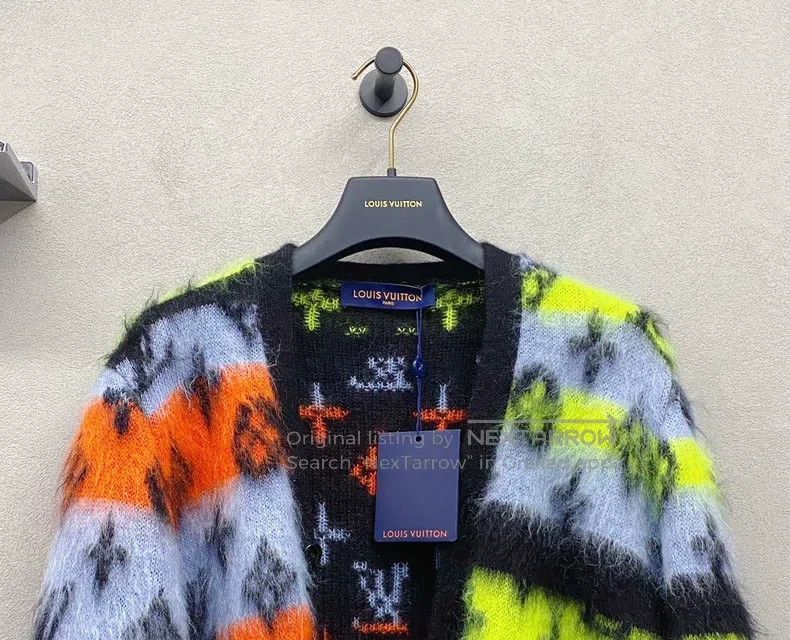 Louis Vuitton Louis Vuitton Colored Mohair Cardigan Jacket Size US XS / EU 42 / 0 - 5 Thumbnail