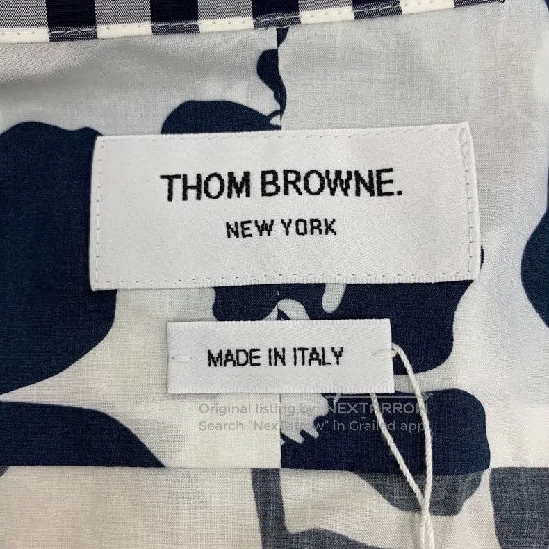 Thom Browne Thom Browne Turn-down single-breasted long-sleeve shirt Size US S / EU 44-46 / 1 - 6 Thumbnail