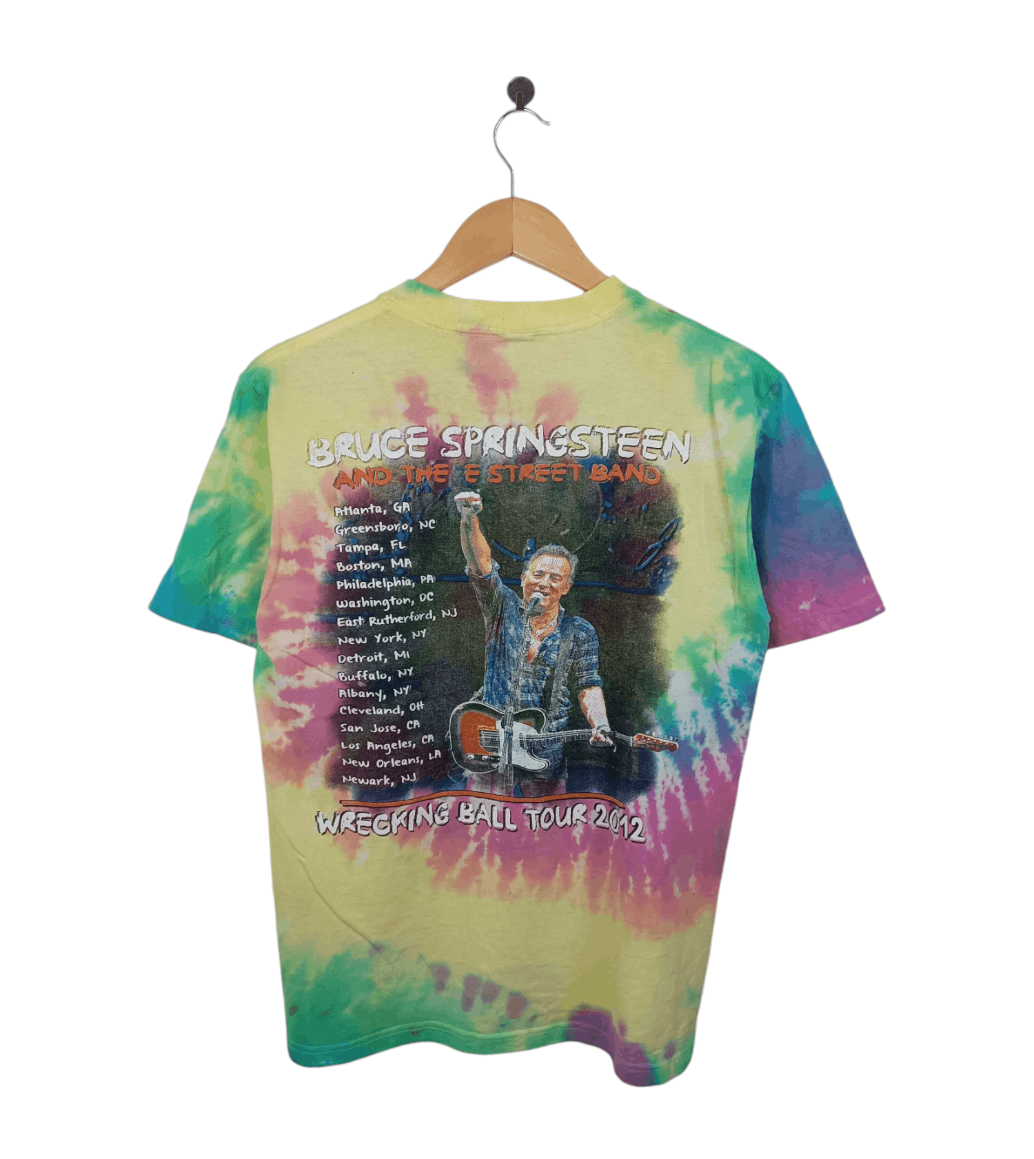 Band Tees VINTAGE 2012 BRUCE SPRINGSTEEN & E STREET BAND WRECKING BALL Size US M / EU 48-50 / 2 - 2 Thumbnail