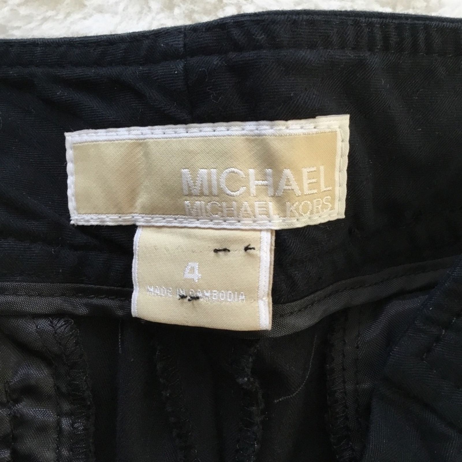 Michael Kors Michael Kors Black Bermuda Shorts Size 27" / US 4 / IT 40 - 2 Thumbnail