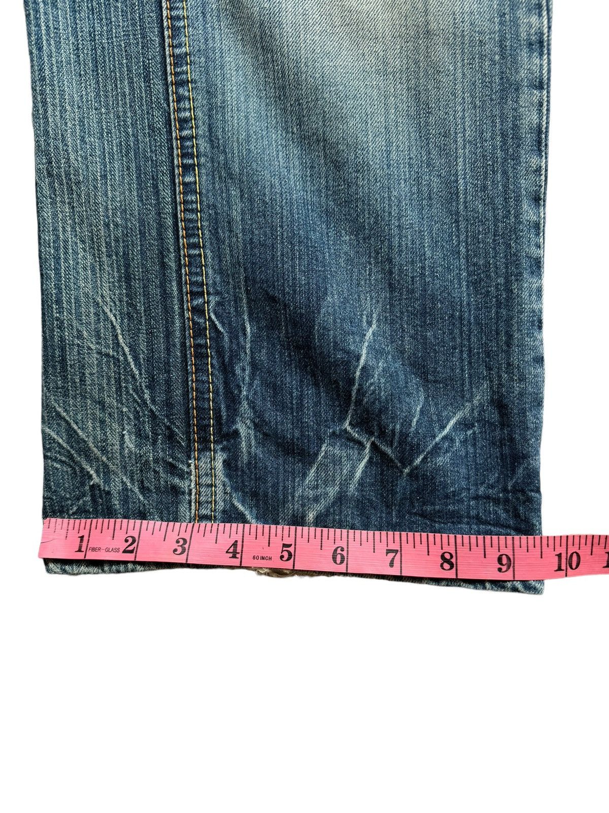 If Six Was Nine Vintage ETERNAL Baggy Denim Jeans Size US 35 - 25 Thumbnail