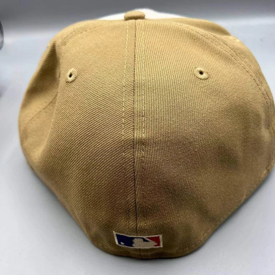 New Era Houston Astros Hat Men 7 3/4 59Fifty New Era MLB Fitted Cap Size ONE SIZE - 5 Thumbnail