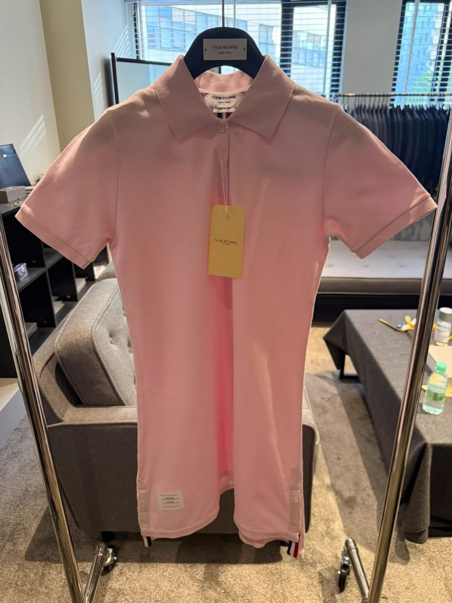 Thom Browne Thom Browne Pink Polo Dress Size44 Three-color Back Size M / US 6-8 / IT 42-44 - 1 Thumbnail